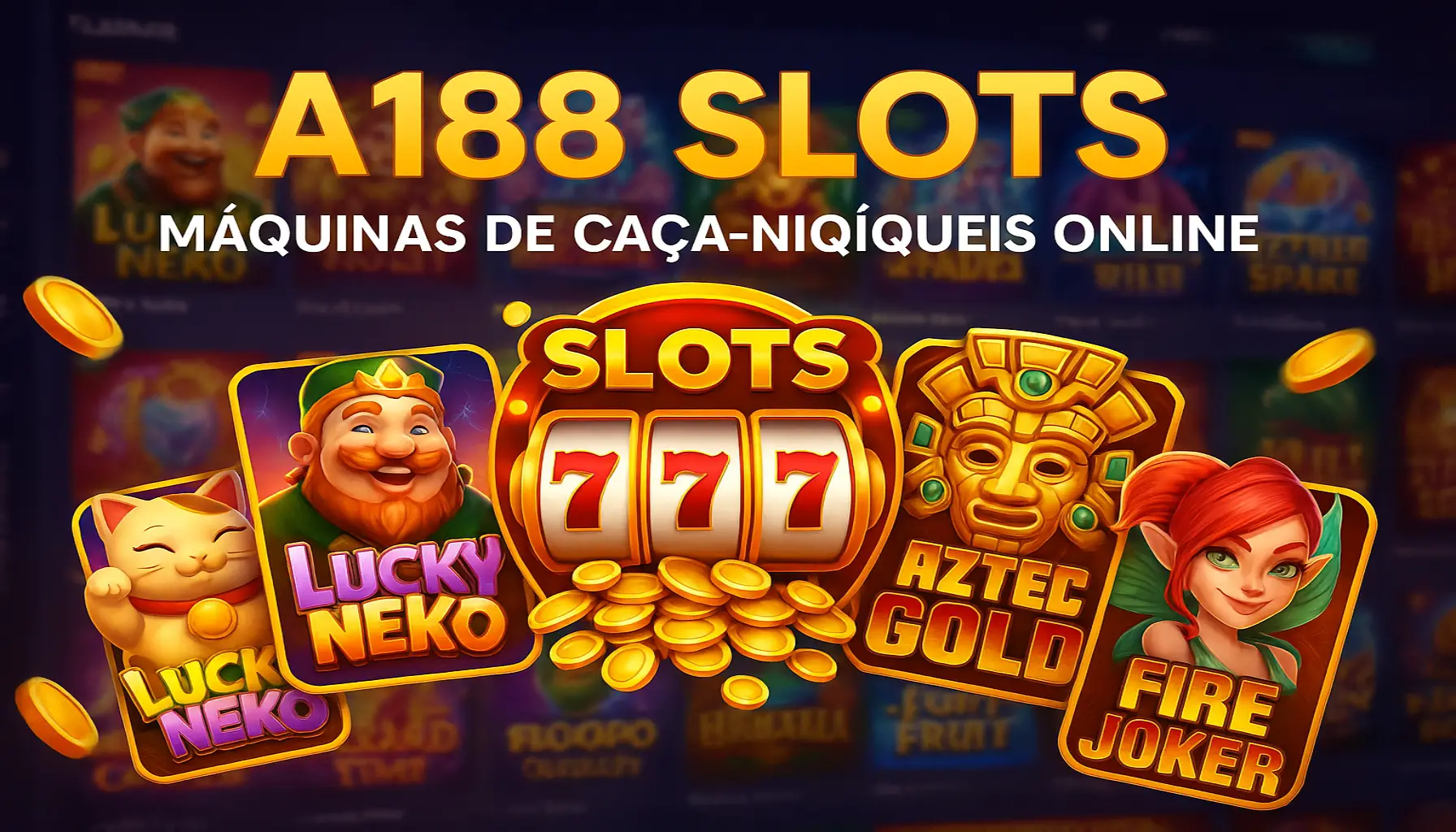 Explore o mundo das slot machines no A188 Casino